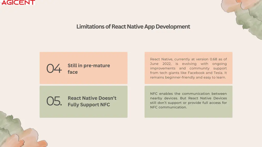 limitations of react native app development 1