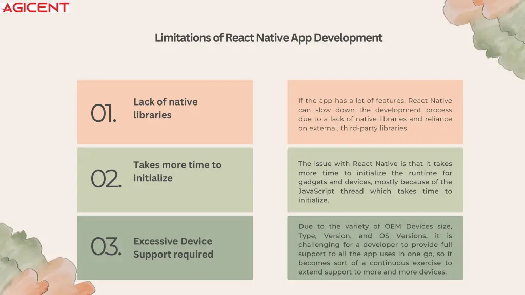 limitations of react native app development