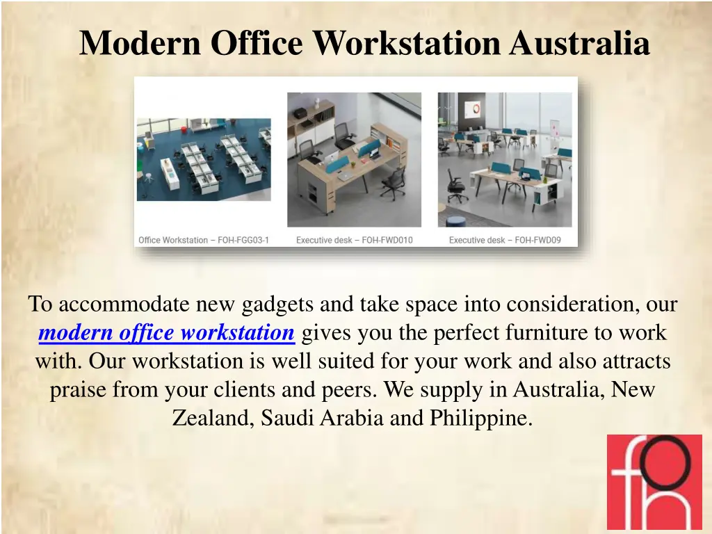 modern office workstation australia