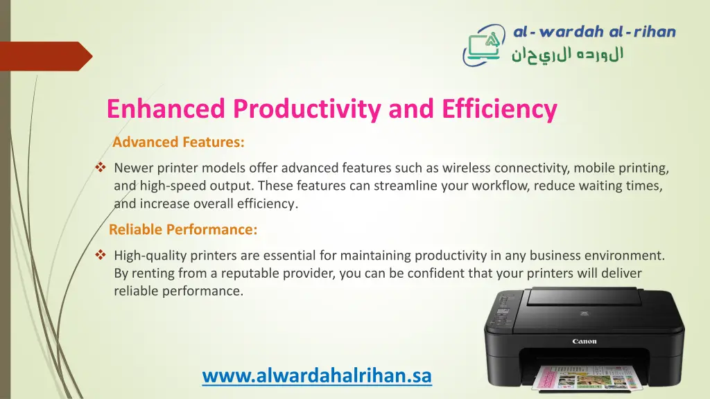 enhanced productivity and efficiency