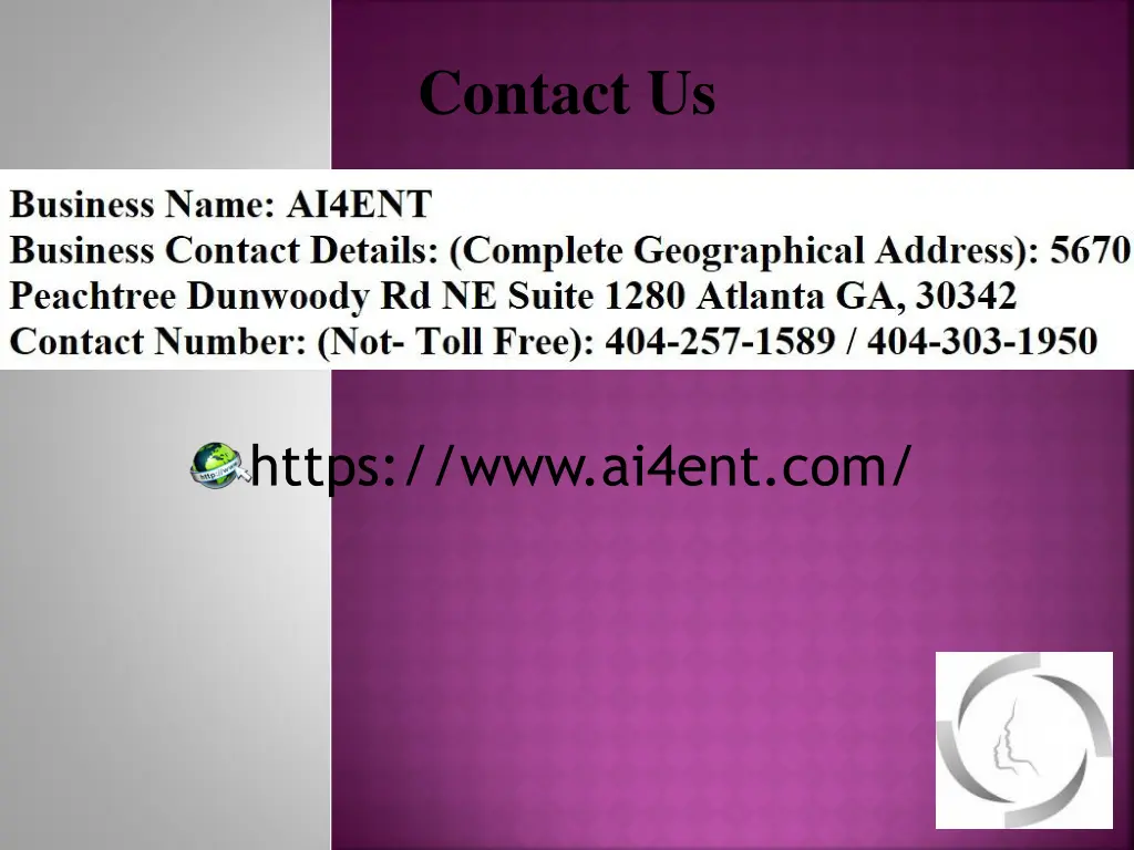 contact us