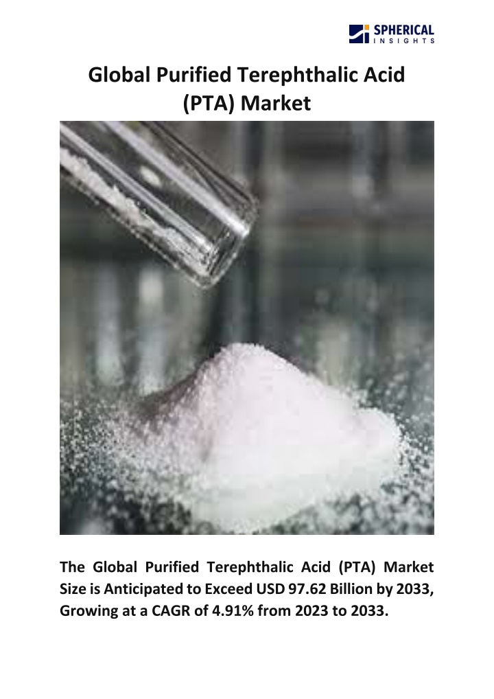 global purified terephthalic acid pta market