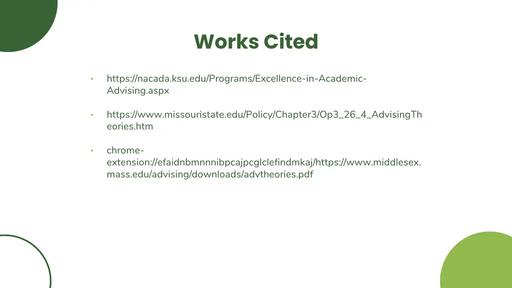 works cited