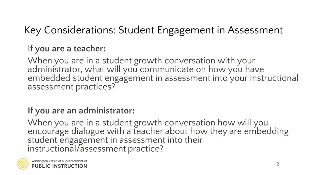 key considerations student engagement