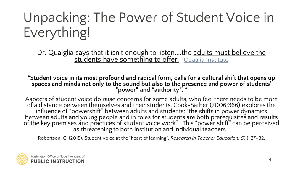 unpacking the power of student voice in everything