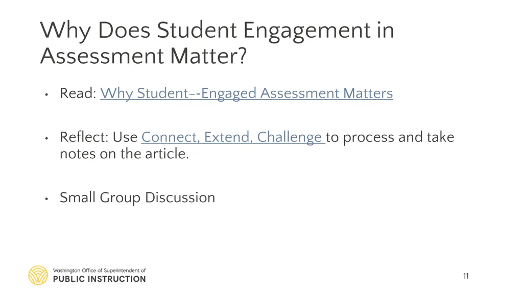 why does student engagement in assessment matter