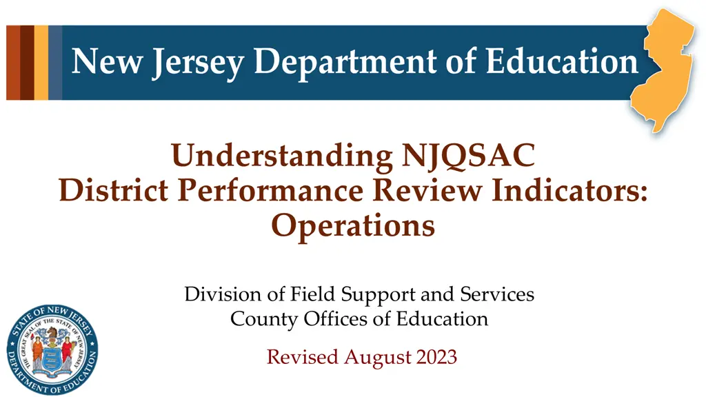 understanding njqsac district performance review