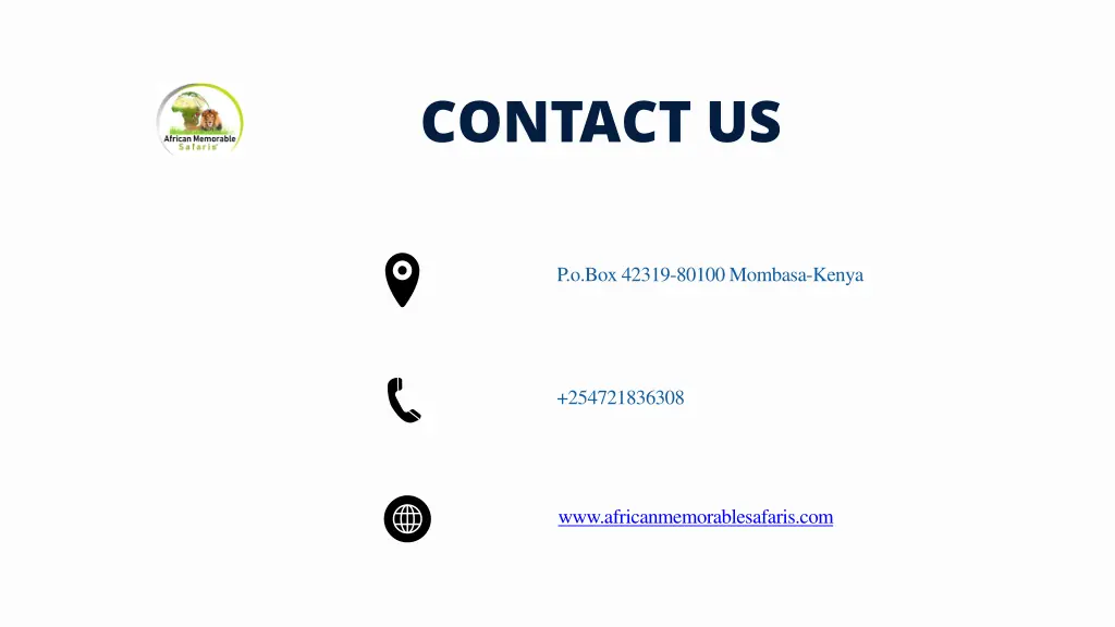 contact us