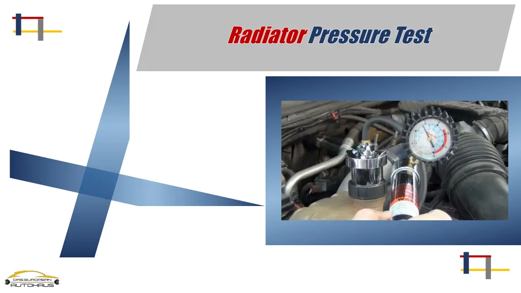 radiator radiator pressure test pressure test