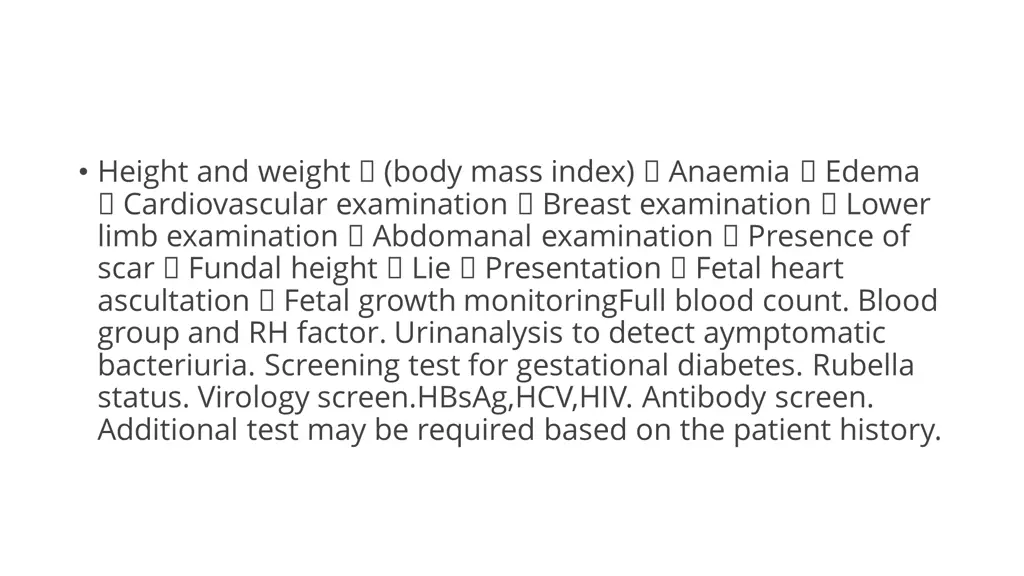 height and weight body mass index anaemia