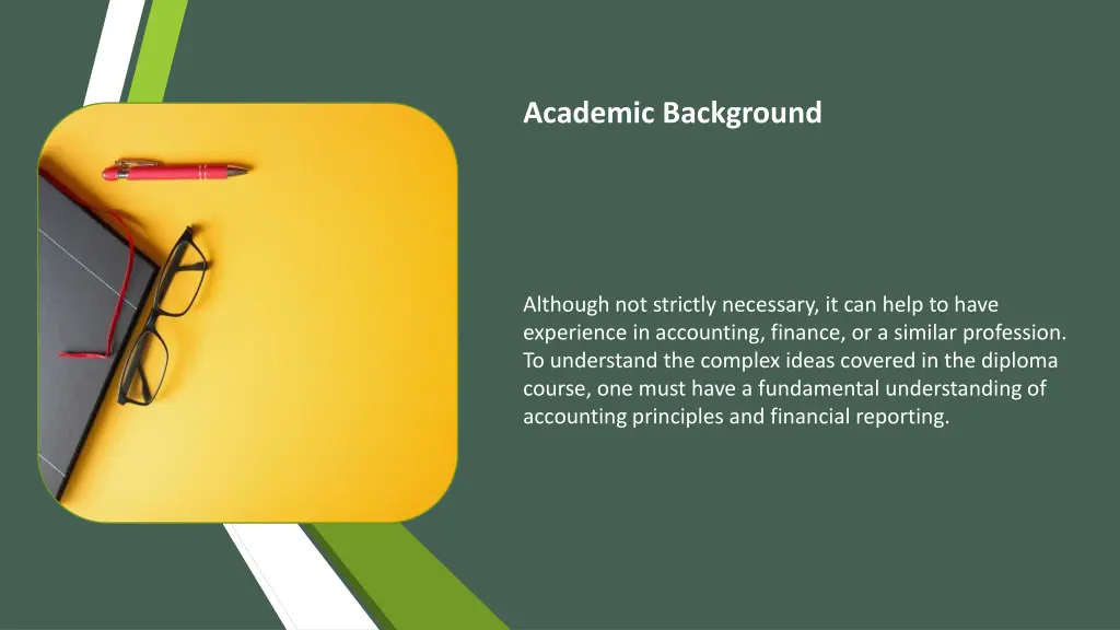 academic background