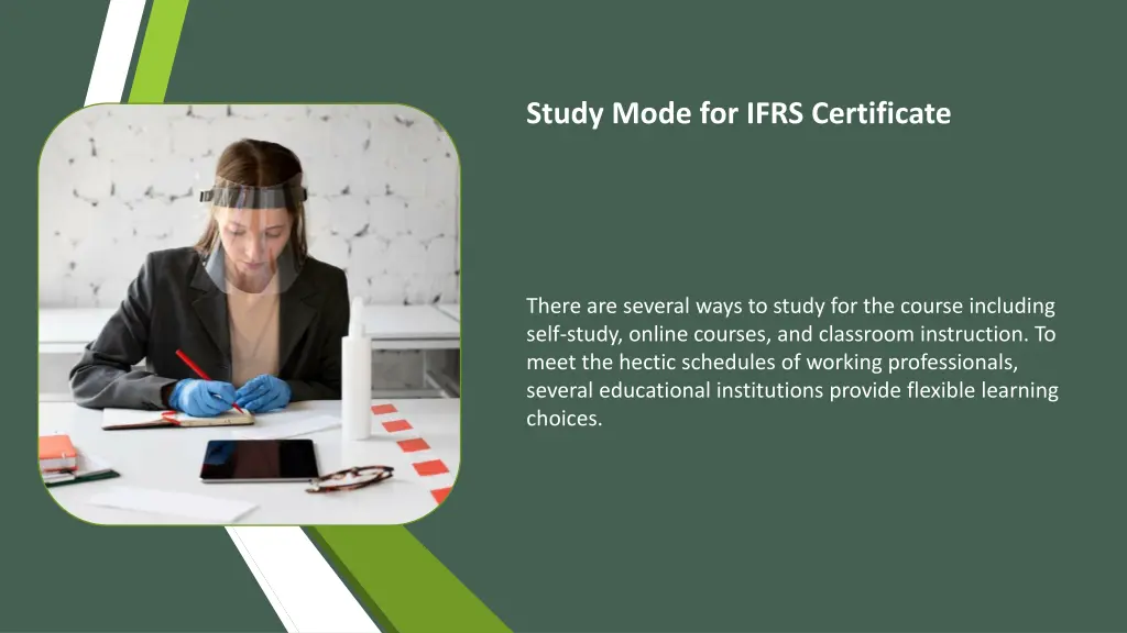 study mode for ifrs certificate