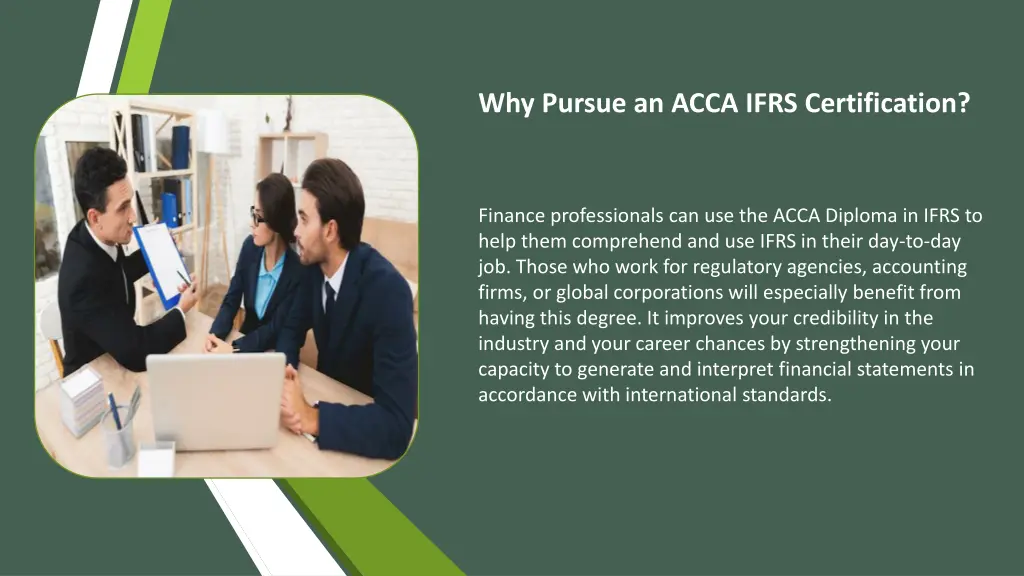 why pursue an acca ifrs certification