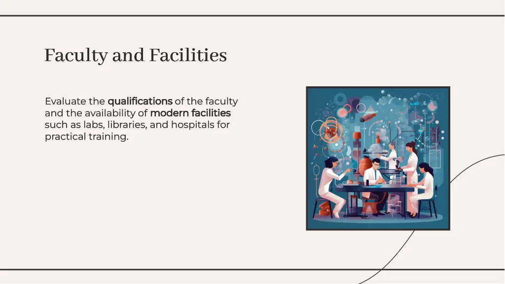 faculty and facilities faculty and facilities