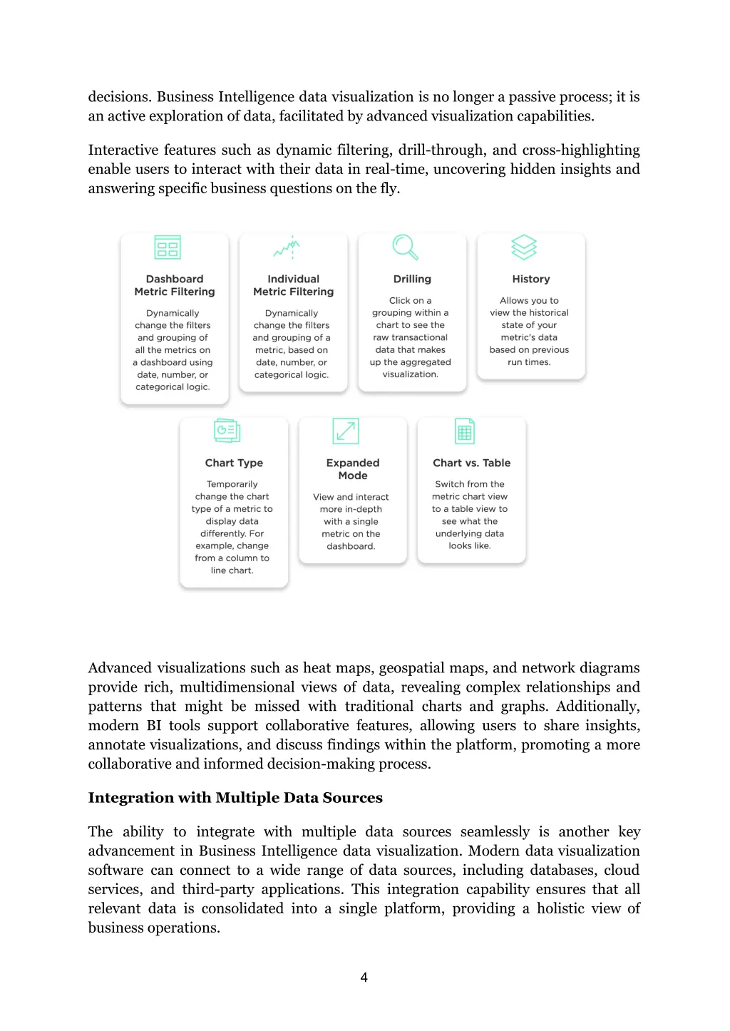 decisions business intelligence data