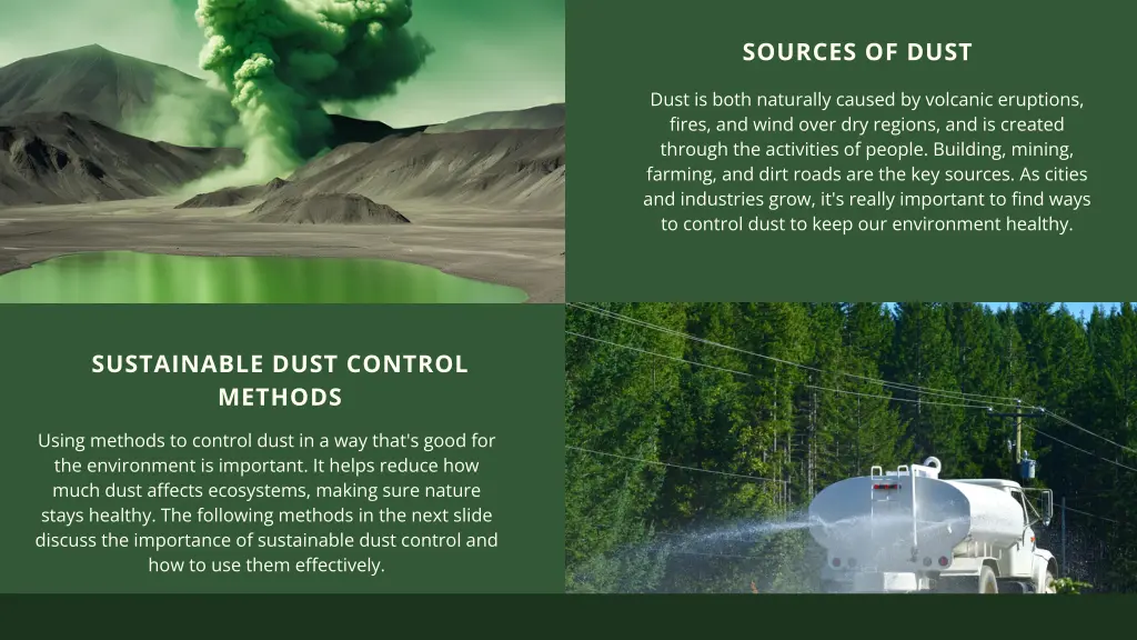 sources of dust