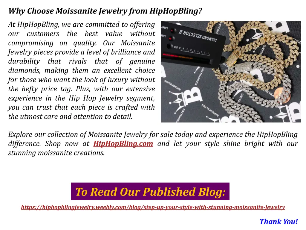 why choose moissanite jewelry from hiphopbling