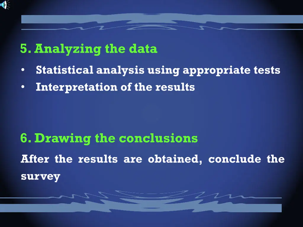 5 analyzing the data