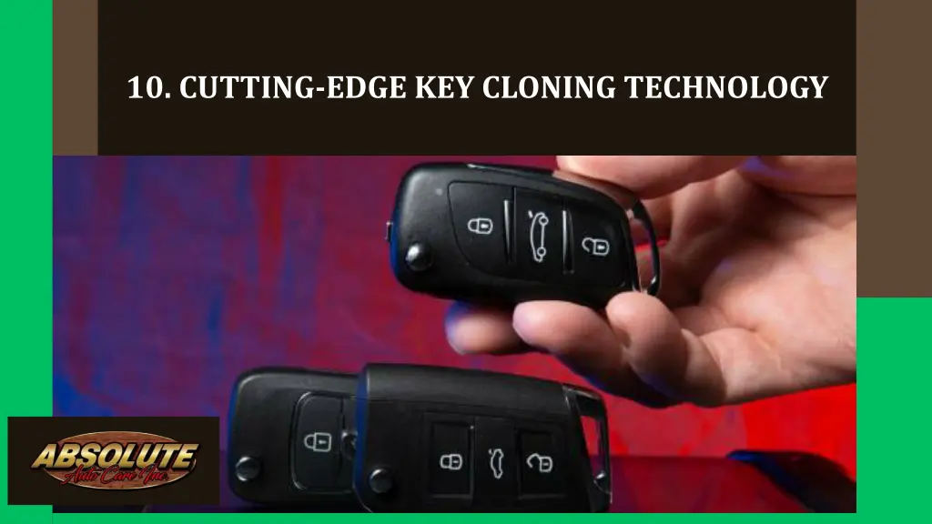 10 cutting edge key cloning technology