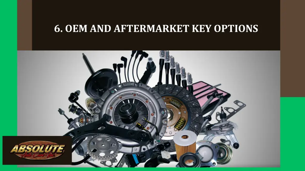 6 oem and aftermarket key options