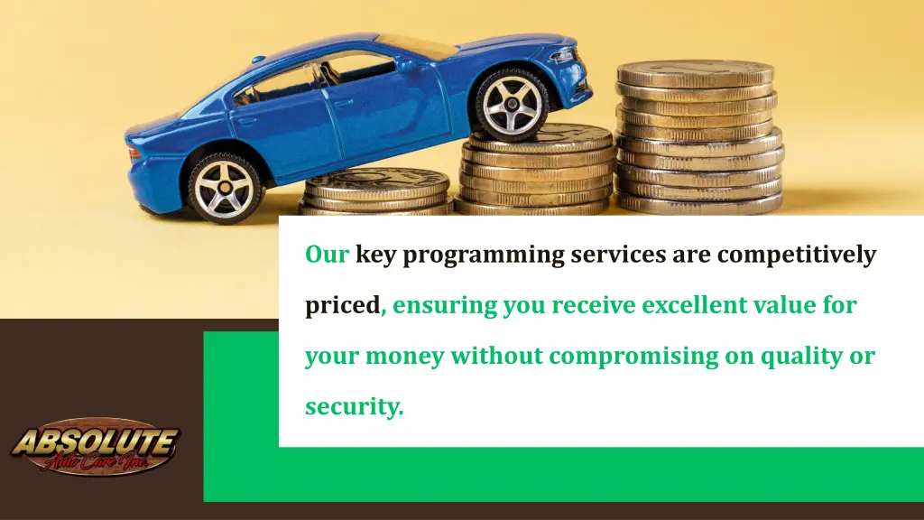 our key programming services are competitively