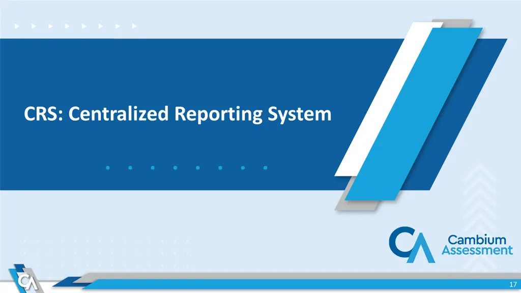 crs centralized reporting system