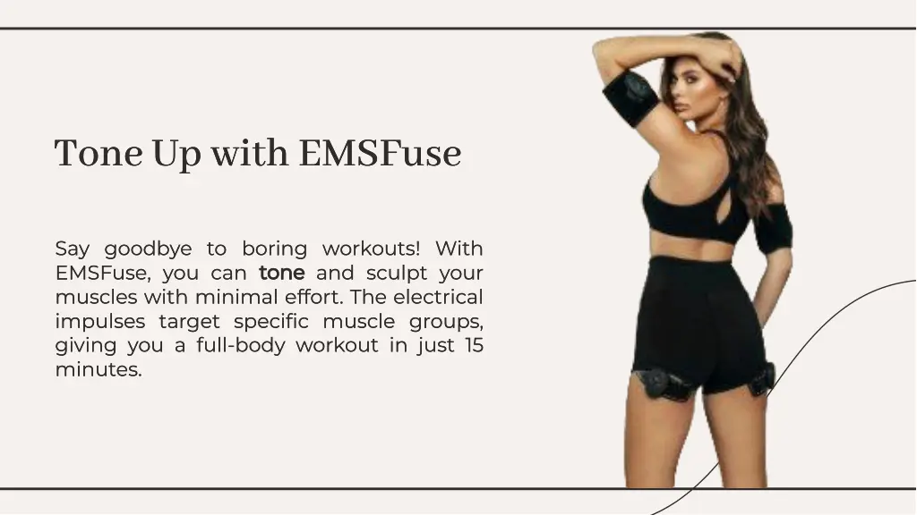 tone up with emsfuse tone up with emsfuse