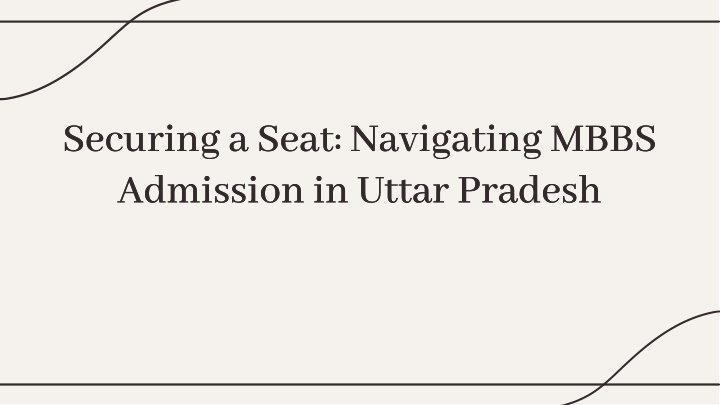 securing a seat navigating mbbs admission