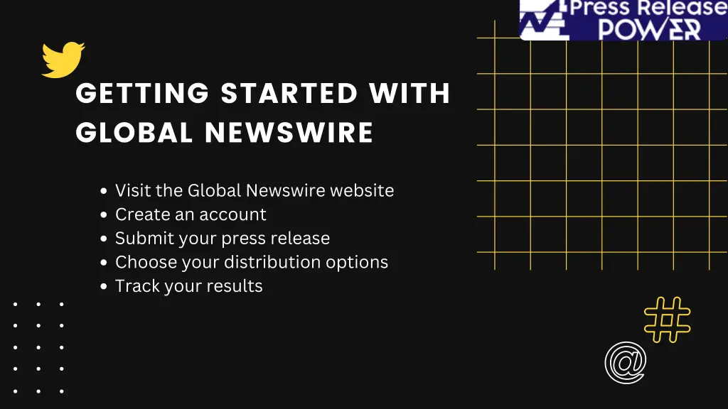 getting started with global newswire