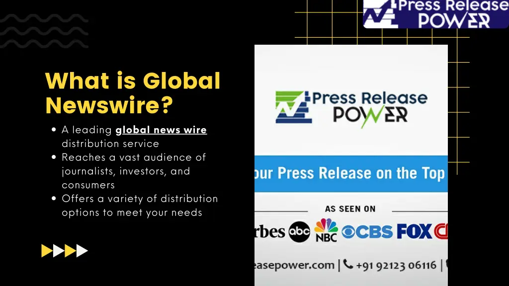 what is global newswire a leading global news