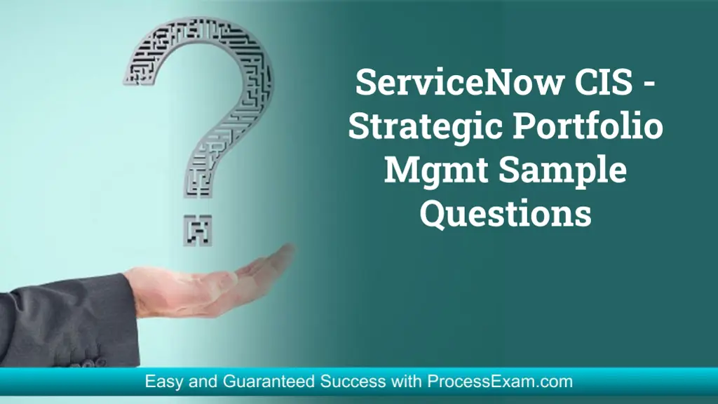 servicenow cis strategic portfolio mgmt sample