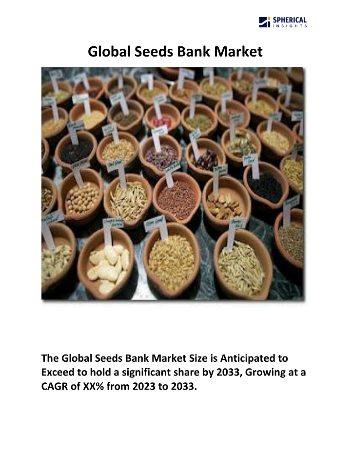 global seeds bank market