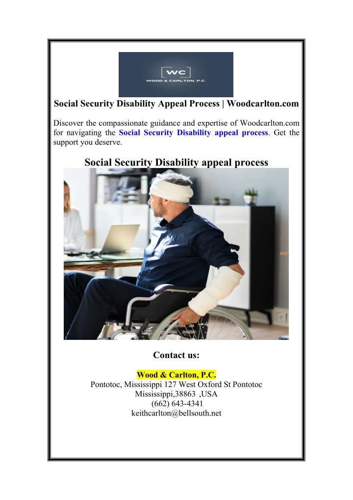 social security disability appeal process