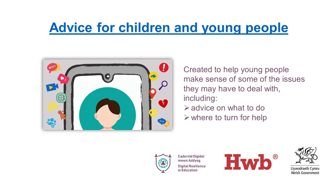 advice for children and young people