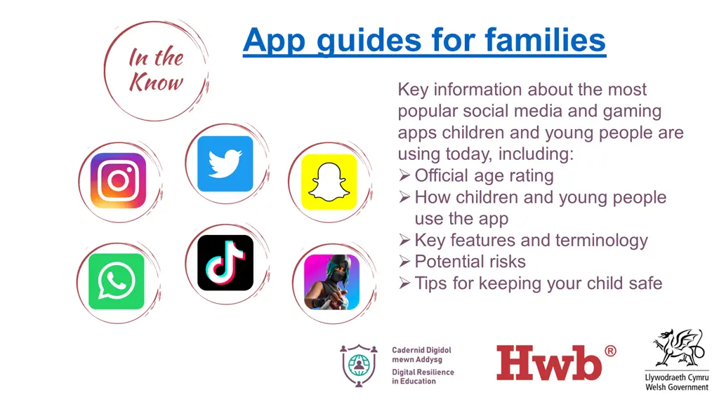 app guides for families