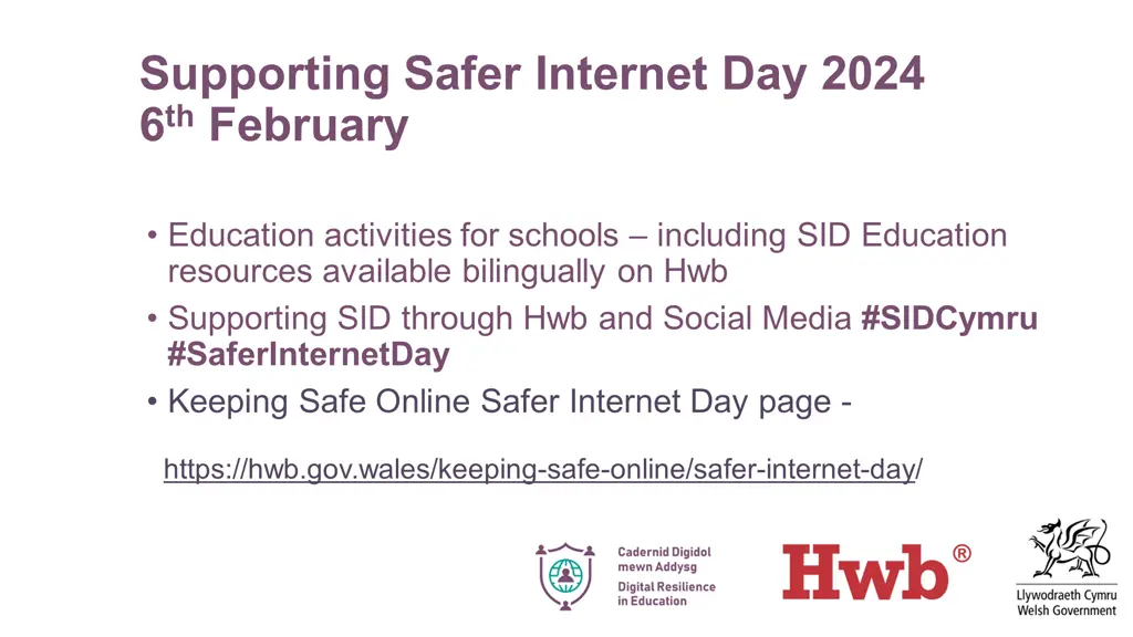 supporting safer internet day 2024 6 th february