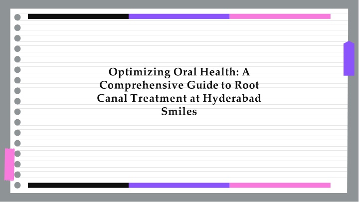 optimizing oral health a comprehensive guide