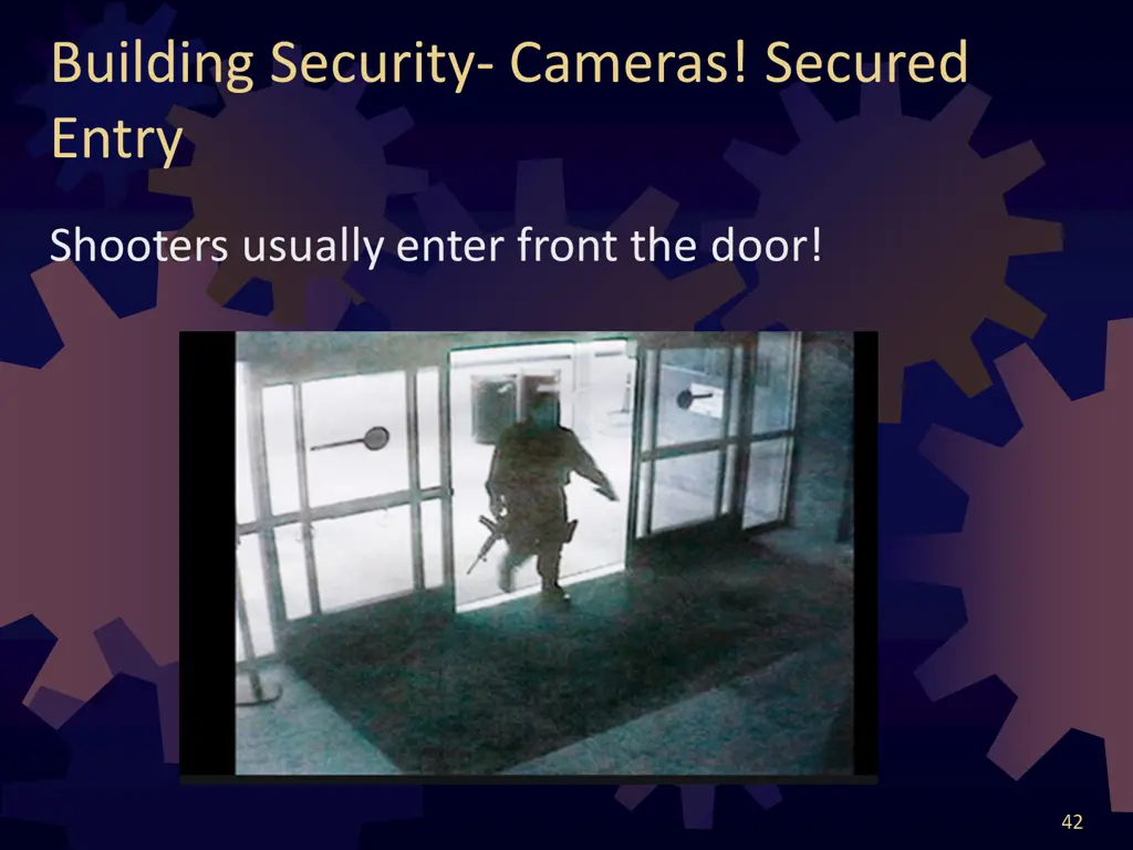 building security cameras secured entry