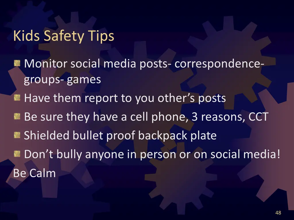 kids safety tips