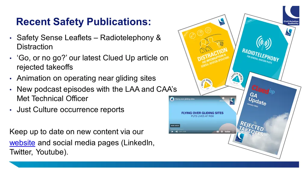 recent safety publications