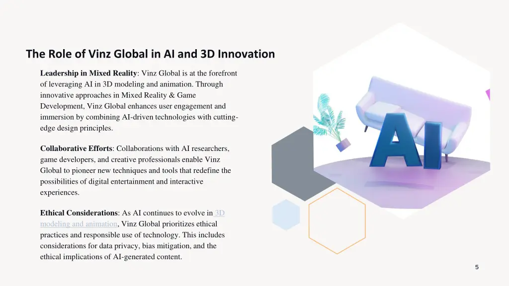 the role of vinz global in ai and 3d innovation