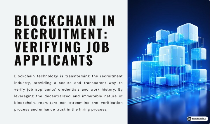 blockchain in recruitment verifying job applicants