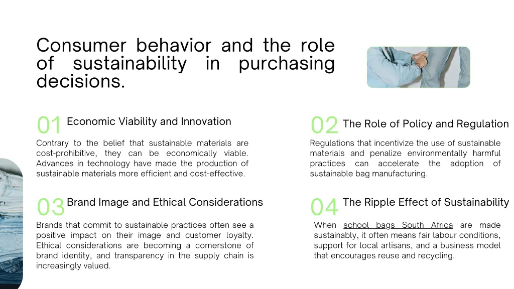 consumer behavior and the role of sustainability