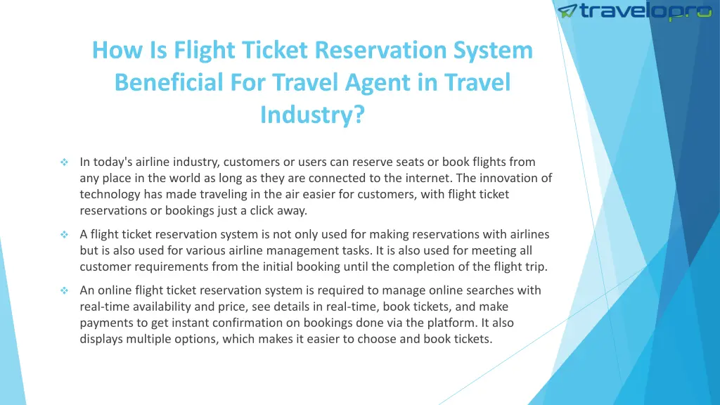 how is flight ticket reservation system