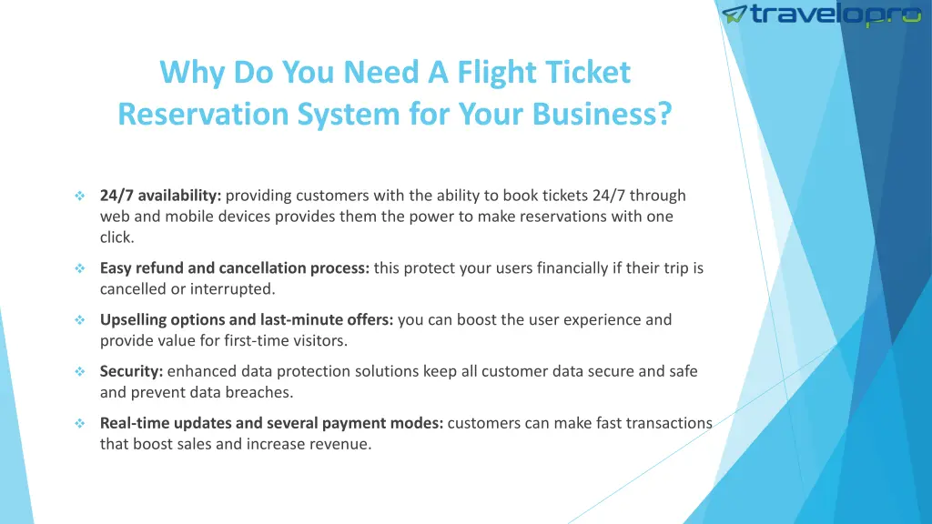 why do you need a flight ticket reservation