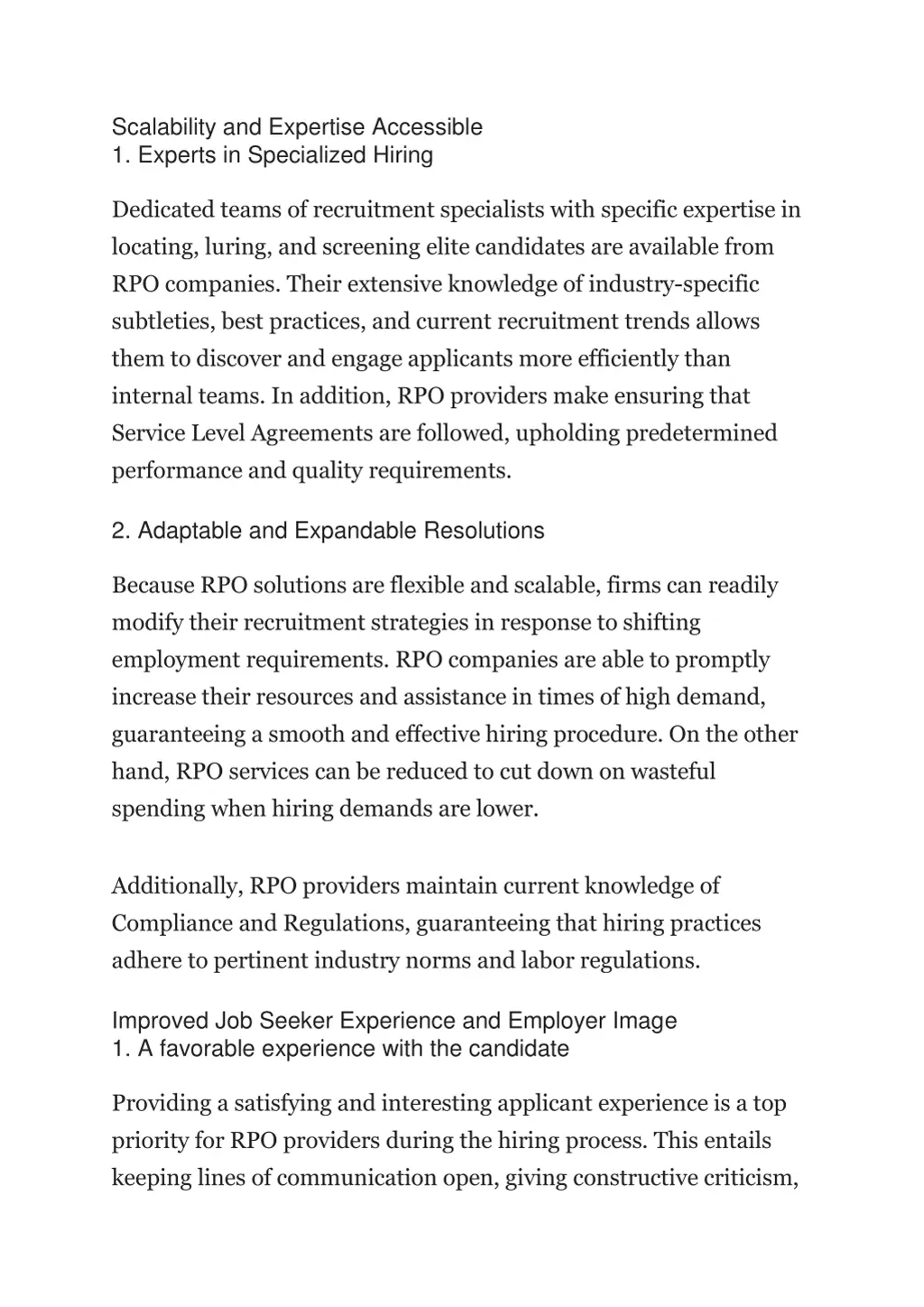 scalability and expertise accessible 1 experts