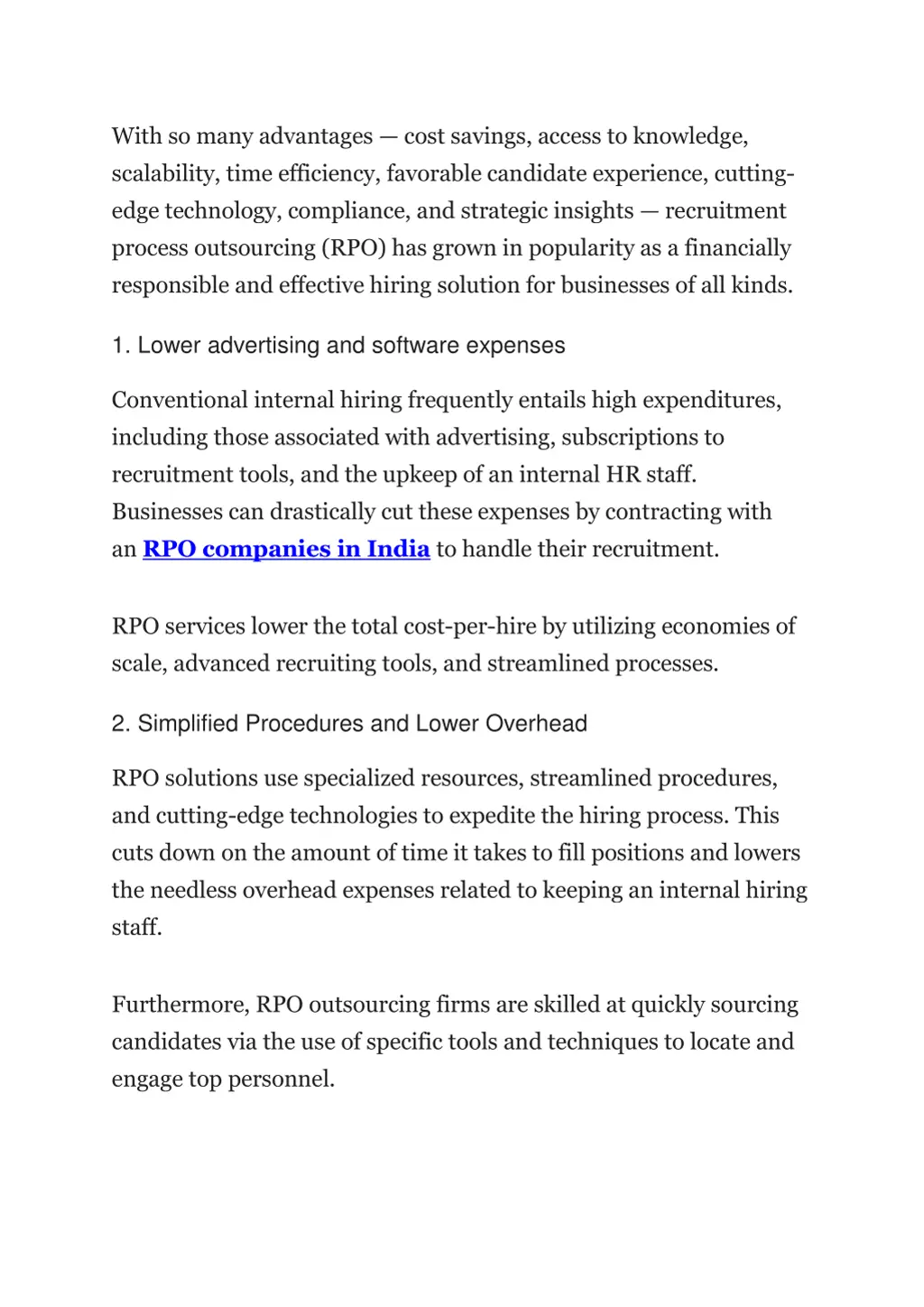 with so many advantages cost savings access
