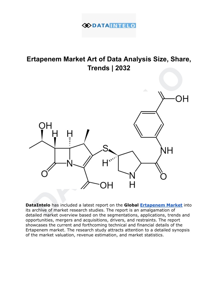 ertapenem market art of data analysis size share