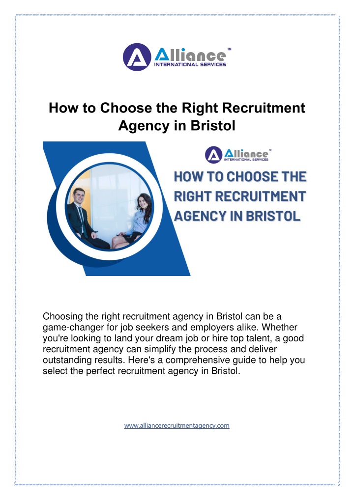 how to choose the right recruitment agency