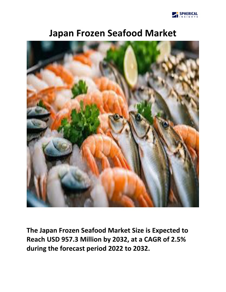 japan frozen seafood market